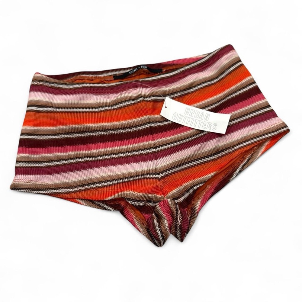 Urban Outfitters Striped Women's Micro Shorts - Multicolor